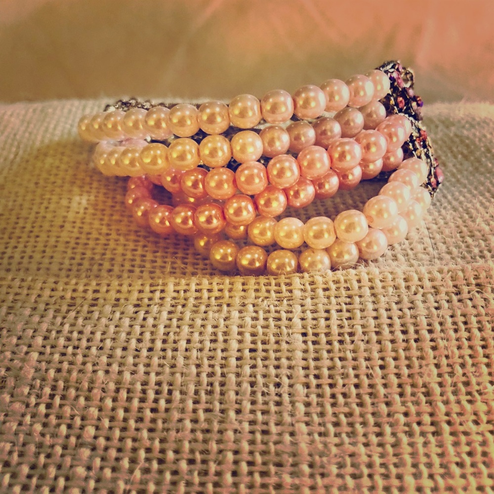 Pink Pearl Necklace